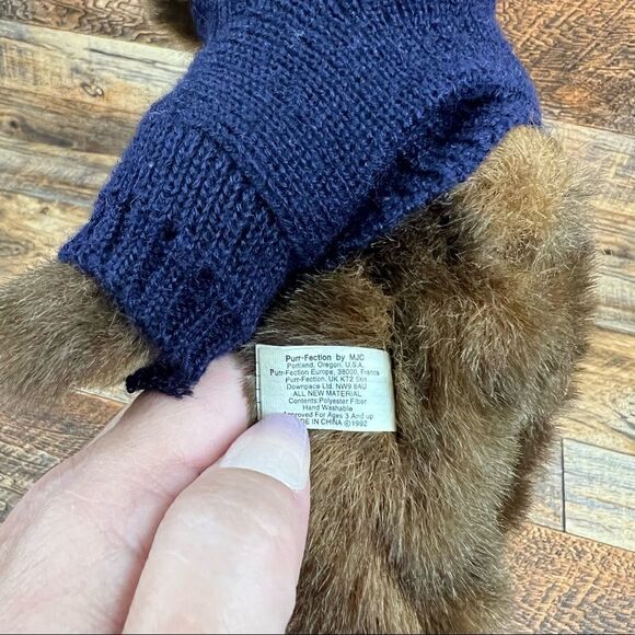 𝅺purr-fection by MJC Timberline Canaan Snowboarding Winter Teddy Bear Plush VTG - Picture 5 of 5
